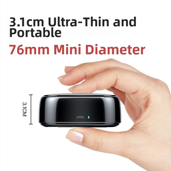 Global Sound Bluetooth mini reproduktor s oznamovačom platobného QR kódu, BT 5.0 • Zabudovaná batéria 1000–1200mAh • Výkon 5W • Rozsah frekvencií 60Hz–15kHz • SNR ≥70 dB