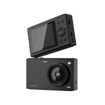 64MP CCD kaamera, 16× optiline zoom, 4K video salvestus, maks. resolutsioon 7360×4912, 2,8-tolline LCD-ekraan