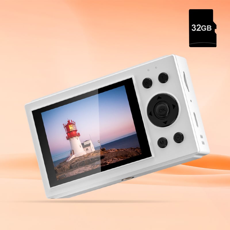 64MP CCD kaamera, 16× optiline zoom, 4K video salvestus, maks. resolutsioon 7360×4912, 2,8-tolline LCD-ekraan