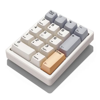 Mehanička numerička tipkovnica, 17 tipki, USB kabel, jednobojno pozadinsko osvjetljenje, prekidači zelena/smeđa/crvena
