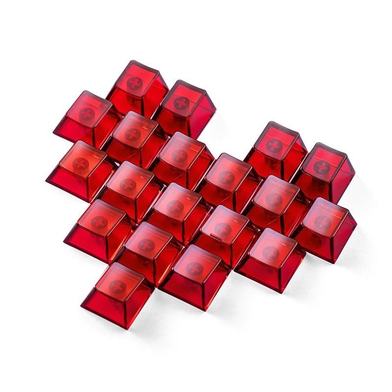 DIY sirds formas taustiņa vāciņš, PC materiāls, ergonomisks, saderīgs ar magnētiskām asīm tastatūrām