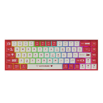 Ajazz AK680 mehanička tipkovnica, 67+1 tipki, Bluetooth i USB povezivanje, miješano pozadinsko osvjetljenje, kabel 1,6 m, težina 460 g