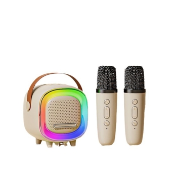D8 Bežični Bluetooth karaoke zvučnik - Bluetooth 5.0, 5W, IPX4 vodootporan, ugrađena baterija 1200–2000mAh, frekvencijski odziv 100 Hz–20 kHz