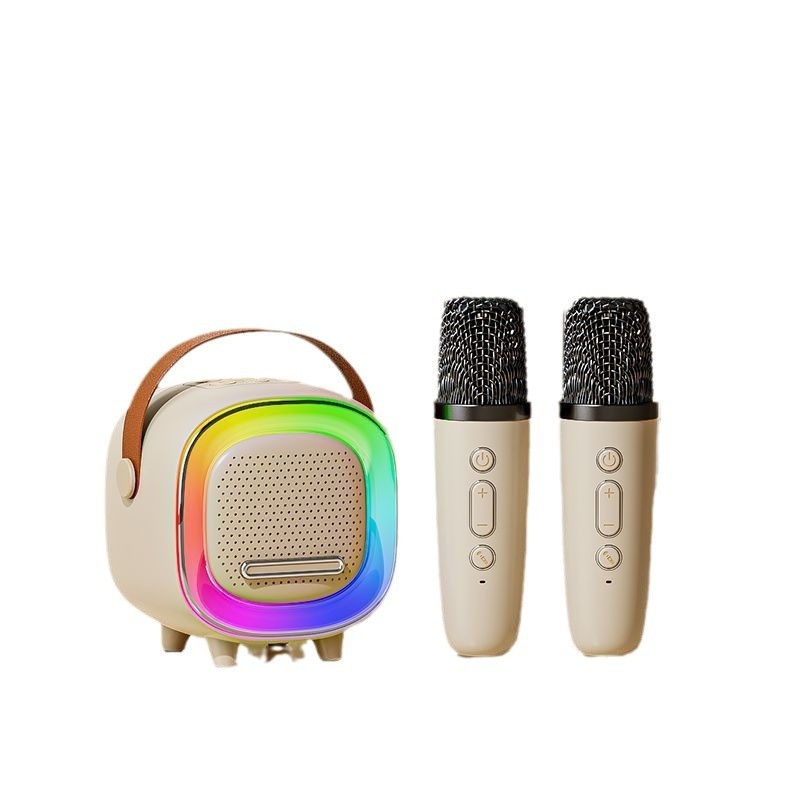 D8 Bežični Bluetooth karaoke zvučnik - Bluetooth 5.0, 5W, IPX4 vodootporan, ugrađena baterija 1200–2000mAh, frekvencijski odziv 100 Hz–20 kHz