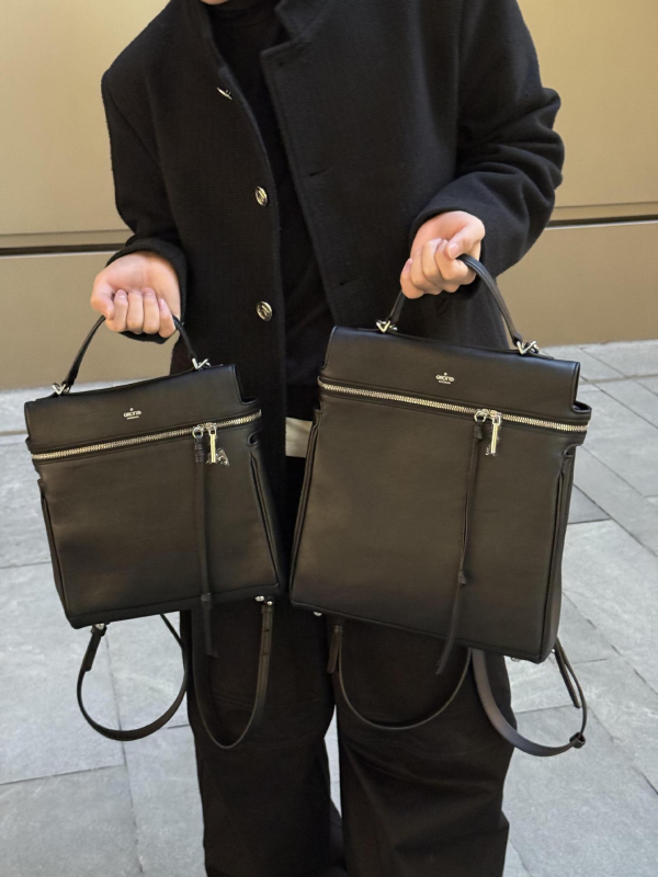 R66 serija ruksak od prave kože za laptop - Unisex, za 13-inčni laptop, kapacitet 36–55L, vodootporan, za slobodno vrijeme i putovanja