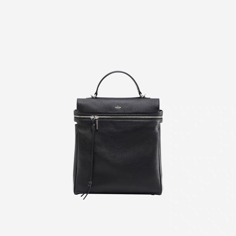 R66 serija ruksak od prave kože za laptop - Unisex, za 13-inčni laptop, kapacitet 36–55L, vodootporan, za slobodno vrijeme i putovanja