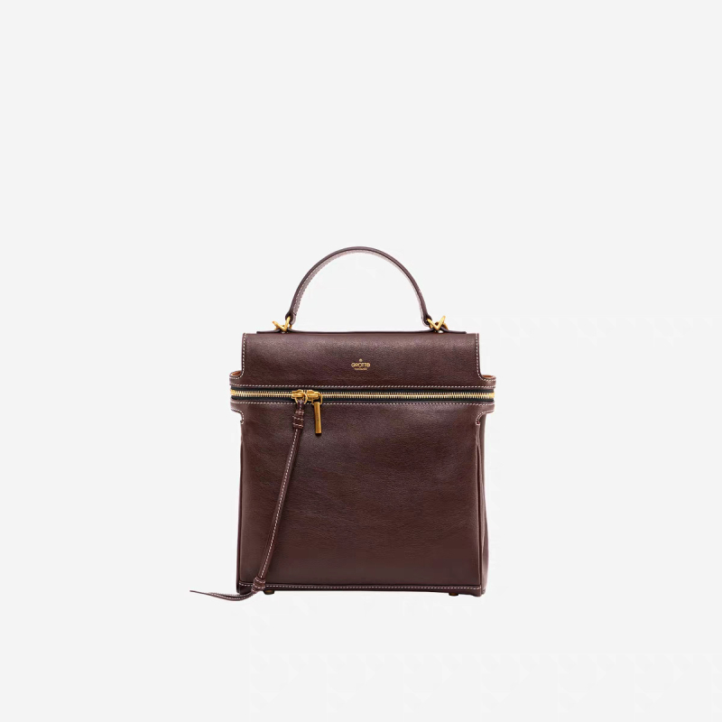R66 serija ruksak od prave kože za laptop - Unisex, za 13-inčni laptop, kapacitet 36–55L, vodootporan, za slobodno vrijeme i putovanja
