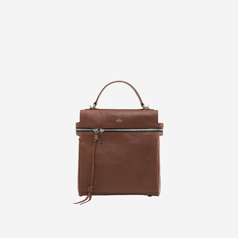 R66 serija ruksak od prave kože za laptop - Unisex, za 13-inčni laptop, kapacitet 36–55L, vodootporan, za slobodno vrijeme i putovanja