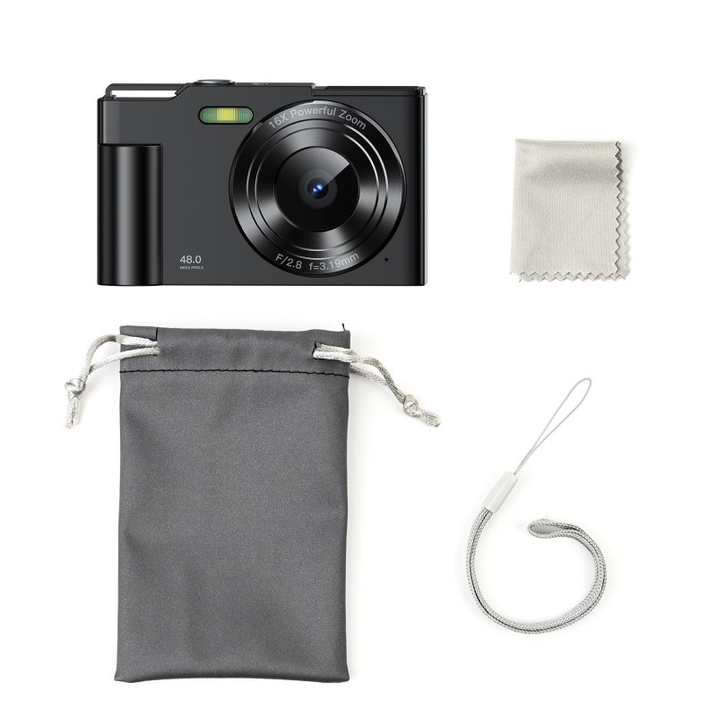 DSLR-stiilis digitaalkaamera, 8 MP CMOS sensor, 1/1.7in sensor, 16x optiline zoom, 16x digitaalne zoom, 2.3in HD LCD-ekraan