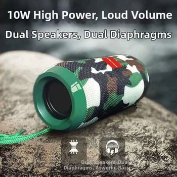 Boxă Bluetooth cu slot microSD, IPX7 la apă, 100 Hz-20 kHz, SNR ≥70 dB, fără baterie încorporată