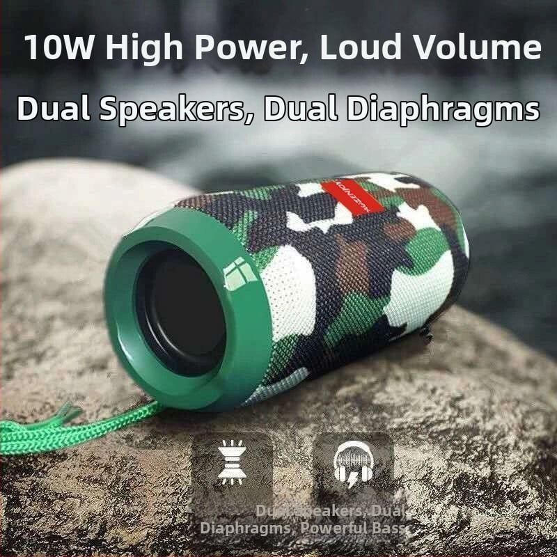 Boxă Bluetooth cu slot microSD, IPX7 la apă, 100 Hz-20 kHz, SNR ≥70 dB, fără baterie încorporată