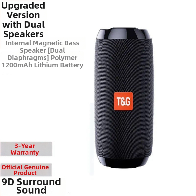 Boxă Bluetooth cu slot microSD, IPX7 la apă, 100 Hz-20 kHz, SNR ≥70 dB, fără baterie încorporată