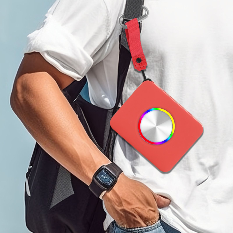 Boxă Bluetooth compactă, portabilă, exterior impermeabil IPX5, 5W, baterie încorporată, rază de 10 m, Bluetooth 5.3