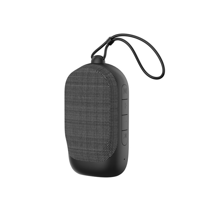 Boxă Bluetooth din stofă cu mâner din silicon, difuzor bass portabil, 5W, Bluetooth 5.3, 100Hz-20kHz, SNR≥85dB, IPX2