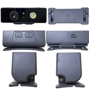 D9 Cameră inteligentă pentru cap cu far exterior — senzor 2.0MP, stocare pe card de memorie, înregistrare video și fotografii, autonomie mare a bateriei