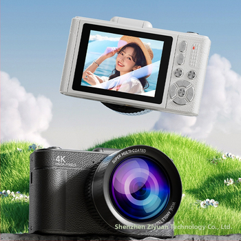 Cameră digitală CCD, fără oglindă retro, model V5, peste 40 MP, corp ABS, slot pentru card de memorie, autonomie baterie 1-3 ore