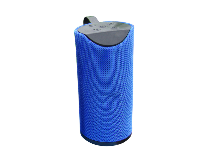 Boxă Bluetooth portabilă cu husă textilă și subwoofer, USB/TF card, 5W, Bluetooth 5.3, 100 Hz–20 kHz