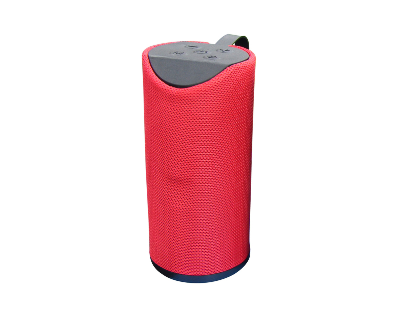 Boxă Bluetooth portabilă cu husă textilă și subwoofer, USB/TF card, 5W, Bluetooth 5.3, 100 Hz–20 kHz