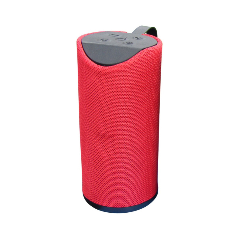 Boxă Bluetooth portabilă cu husă textilă și subwoofer, USB/TF card, 5W, Bluetooth 5.3, 100 Hz–20 kHz