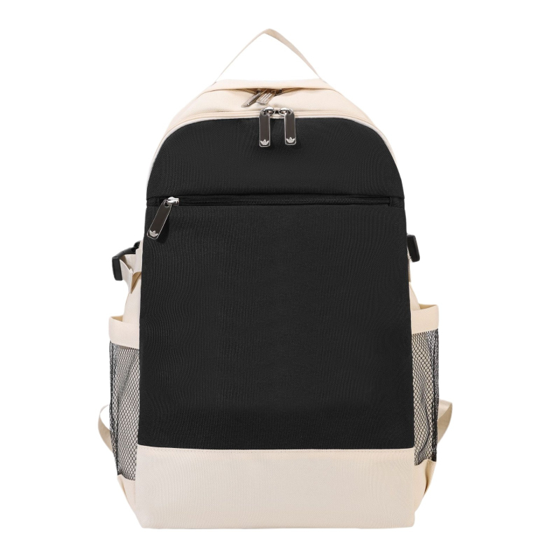 Rucsac din nylon pentru afaceri și călătorii – curele ergonomice arcuite, buzunar pentru laptop, căptușale din poliester, model cu litere