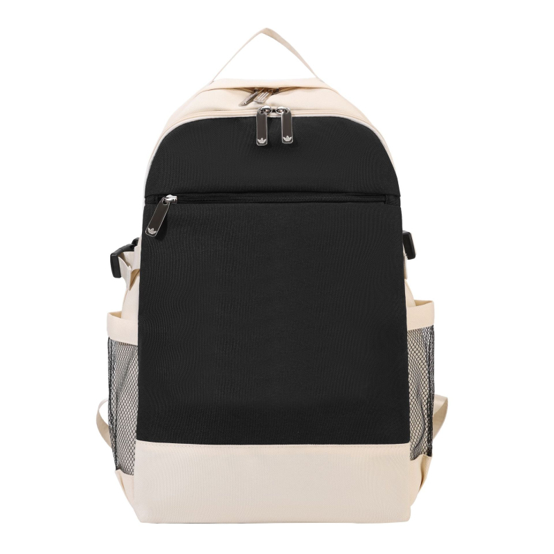 Rucsac din nylon pentru afaceri și călătorii – curele ergonomice arcuite, buzunar pentru laptop, căptușale din poliester, model cu litere