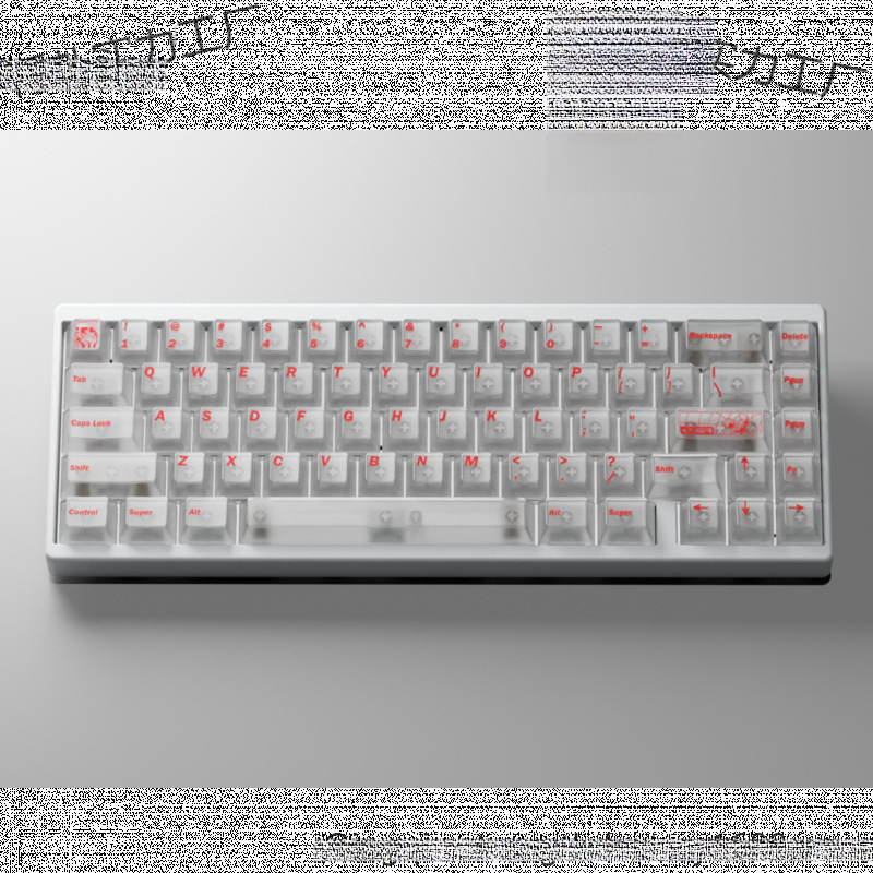 Διαφανείς ABS keycaps για μηχανικά πληκτρολόγια – Bluetooth συνδεσιμότητα, καθολική συμβατότητα, μηχανικοί διακόπτες, μονοχρωματικός φωτισμός