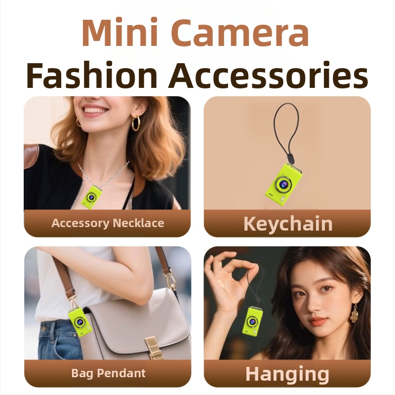 New Star X-5 Mini Digitalna Kamera Privjesak s LCD-om od 1,5 inča, TF kartom, 1–5 MP, ABS kućište, Filter