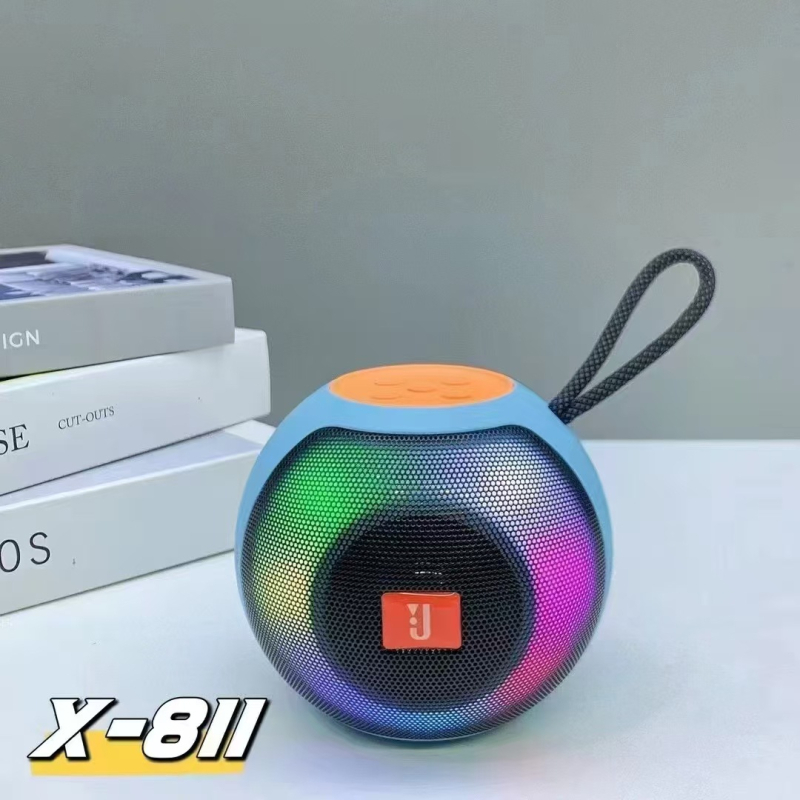 Boxă portabilă Bluetooth 5.3 cu 2 difuzoare, IPX5 rezistentă la apă, 5W putere, baterie încorporată 1000–1200mAh