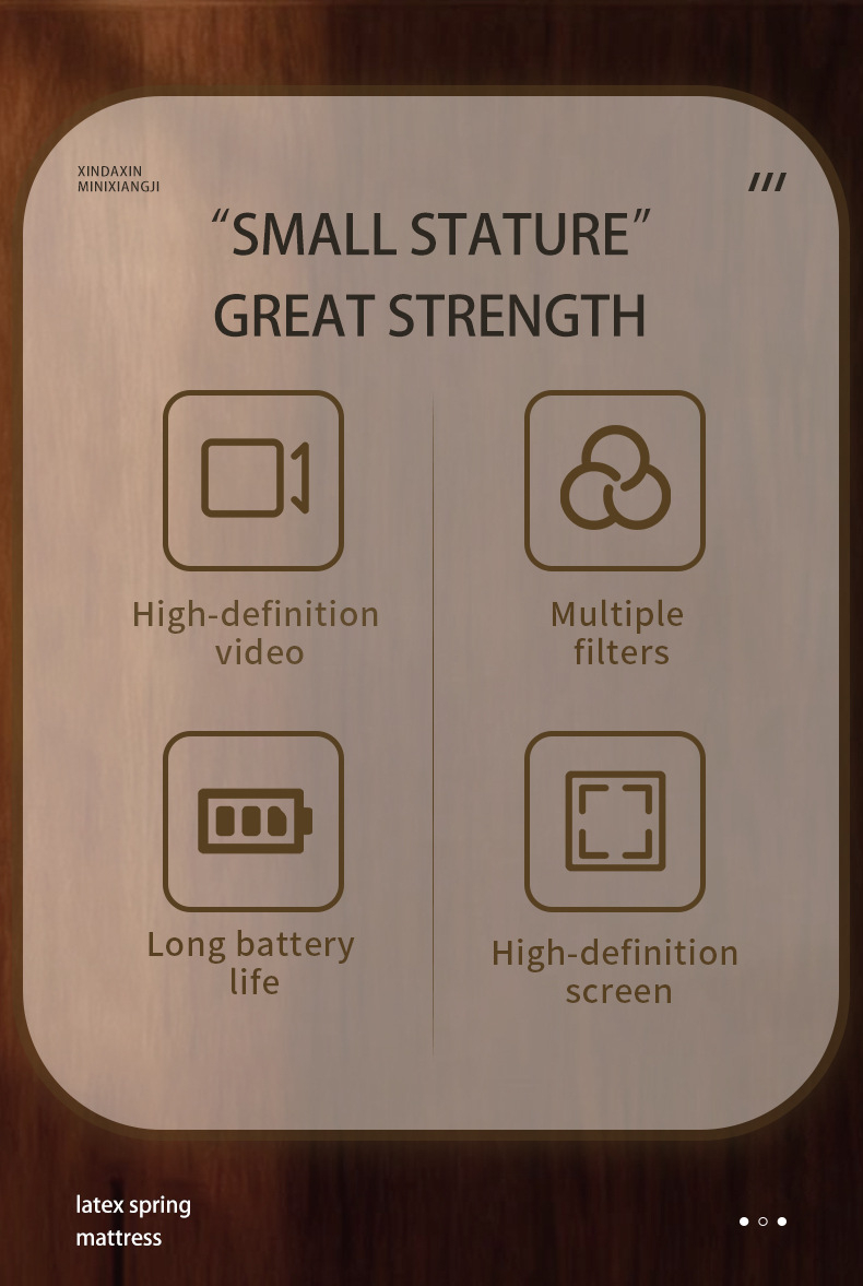 Детска ретро мини цифрова камера – CMOS сензор 1/1.8 inch, 8Мп, максимална резолюция 3072×2456, USB 2.0