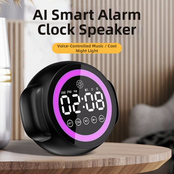 N31 pametni AI Bluetooth zvučnik s budilicom (ugrađena baterija, 3W, Bluetooth 5.0, 100Hz-20kHz, SNR ≥70dB)