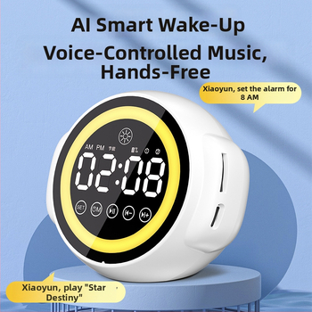 N31 pametni AI Bluetooth zvučnik s budilicom (ugrađena baterija, 3W, Bluetooth 5.0, 100Hz-20kHz, SNR ≥70dB)