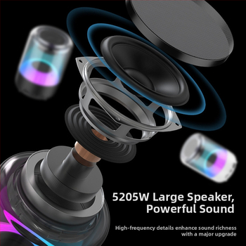 Bluetooth zvučnik sa slotom za karticu – 5W, Bluetooth 5.0, 60Hz-15kHz, SNR ≥75dB, ugrađena baterija 300–500 mAh