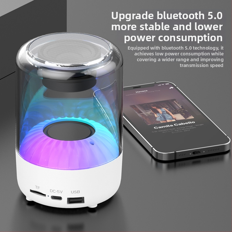 Bluetooth zvučnik sa slotom za karticu – 5W, Bluetooth 5.0, 60Hz-15kHz, SNR ≥75dB, ugrađena baterija 300–500 mAh