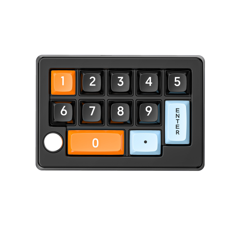 Bežični gaming mehanički numerički keypad s tri načina rada, do 87 tipki, RGB pozadinsko osvjetljenje, zeleni prekidač, USB priključak