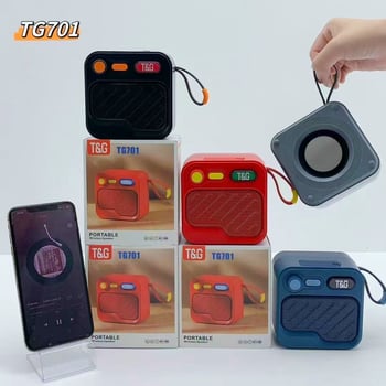 TG701 Difuzor Bluetooth Portabil pentru Exterior, cu baterie încorporată, 5W, Bluetooth 5.3, 60Hz-15kHz, rază de 10 m