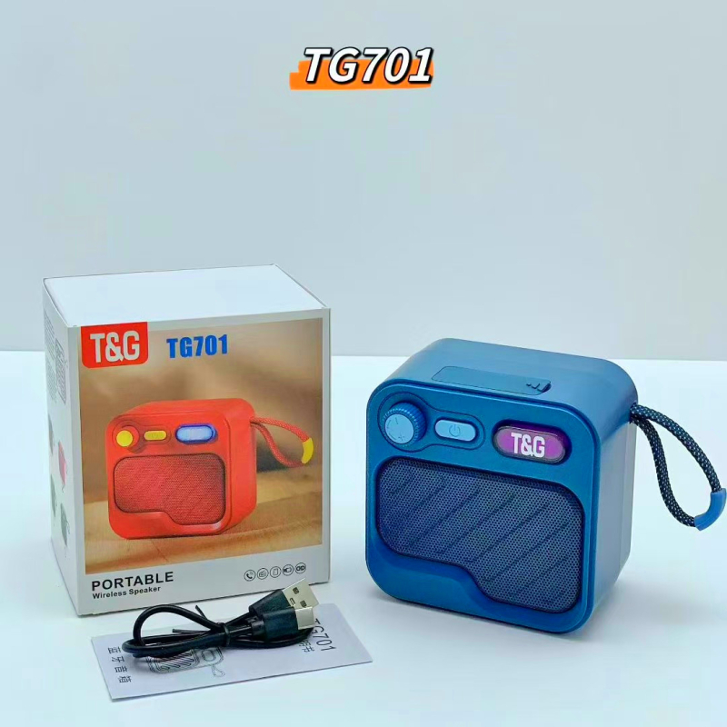 TG701 Difuzor Bluetooth Portabil pentru Exterior, cu baterie încorporată, 5W, Bluetooth 5.3, 60Hz-15kHz, rază de 10 m