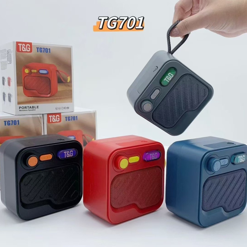 TG701 Difuzor Bluetooth Portabil pentru Exterior, cu baterie încorporată, 5W, Bluetooth 5.3, 60Hz-15kHz, rază de 10 m