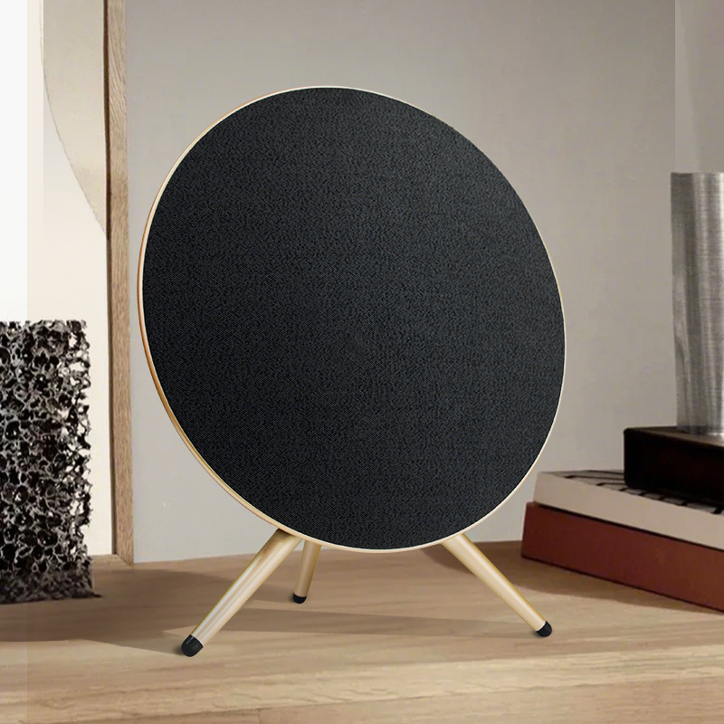 Zvučnik Bluetooth u obliku UFO-a sa ugrađenom baterijom, 80W, 3 zvučnika, Bluetooth 5.3, IPX5 vodootporan, 6000mAh — prijenosni zvučnik za stol i vanjsku upotrebu uz nosač