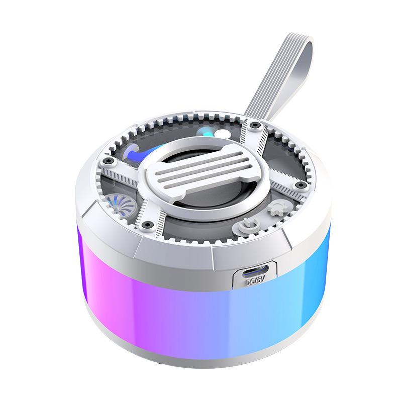 Mini Bluetooth zvučnik s LED rasjvom, 5W, Bluetooth 5.3, raspon 100 Hz–20 kHz, domet 15 m