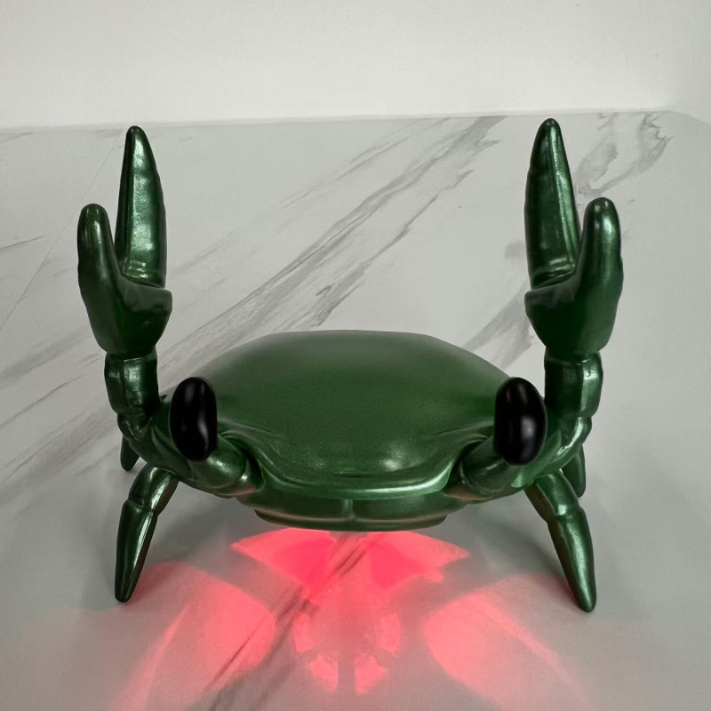 Boxă Bluetooth de birou în formă de crab, baterie încorporată, 5W, Bluetooth 5.0, 20Hz-20kHz, rază de 10 m