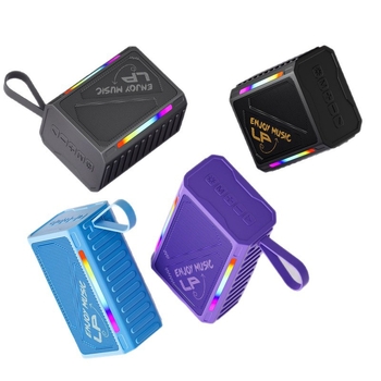 Bluetooth zvučnik, kompaktan ali snažan bas, za vanjsku i unutarnju upotrebu, mini prijenosni s integriranom baterijom (Bluetooth 5.3, 10W, 4000–6000 mAh, 100 Hz–20 kHz, SNR ≥95 dB)