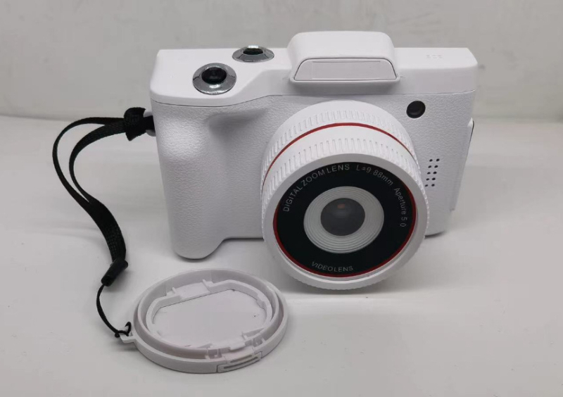 Cameră foto digitală selfie cu ecran rabatabil – model FP, brand neutru, stocare pe card SD