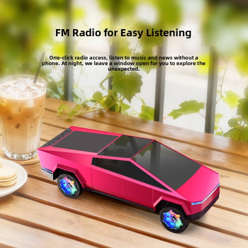 Bluetooth zvučnik u stilu automobila sa subwooferom, bežično punjenje, cyber ukras, mini prenosni zvučnik