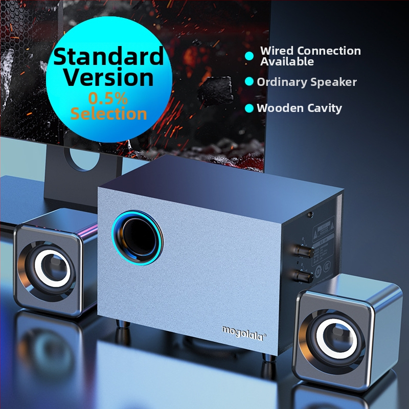 Aktív subwoofer pre stolné počítačové reproduktory 2.1 Bluetooth USB Audio