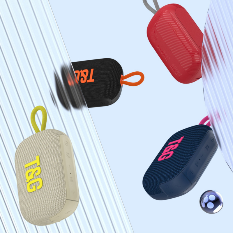 Prijenosni Bluetooth zvučnik s ugrađenom baterijom, Bluetooth 5.3, 5W izlaz, reproduciranje putem TF kartice/USB-a, domet 10 m