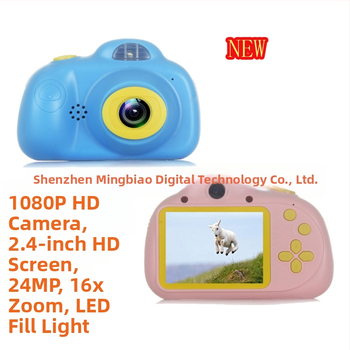 GM08 Detská odolná digitálna kamera pre deti, 8MP CMOS, 1080p, 2.4in LCD, USB 2.0, podpora TF karty