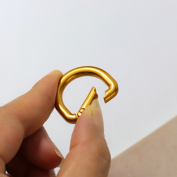 Δ-μορφής σφυρήλατη πόρπη για τσάντες – μεταλλική πόρπη με άνοιγμα, εξαρτήματα DIY για αλυσίδα τσάντας Κέλι