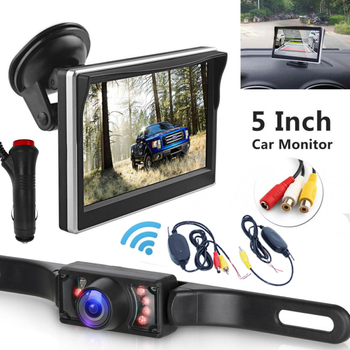 Display de mers în marșarier pentru vehicul, TFT-LCD, 800x480, Compatibilitate universală