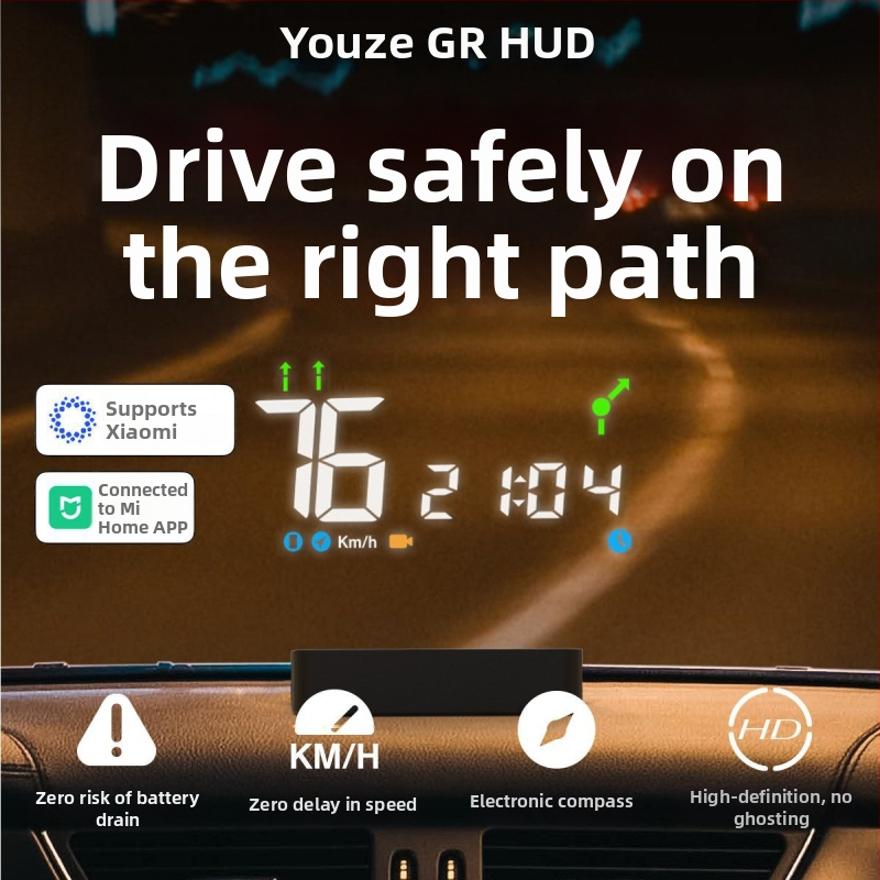 Yuzawa aukštos kokybės HUD Head-Up ekranas su Mijia App ryšiu