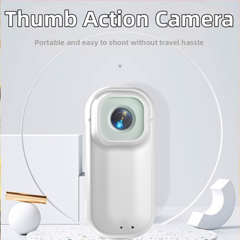 A300 WiFi 4K mini kamera kerékpározáshoz, utazásokhoz és háziállat felvételekhez — 1.47 hüvelykes LCD, TF-kártya tárhely, 2.5 órás üzemidő